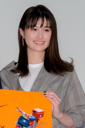 映画『ファンシー』公開記念舞台あいさつに登壇した小西桜子