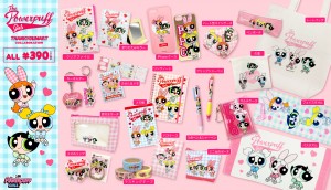 『パワーパフ ガールズ』＆サンキューマートがコラボ！　スクールガールに大変身