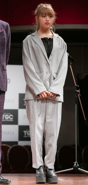 ねお、『DUO presents TGC AUDITION 2020』公開ドラフト会議に登場