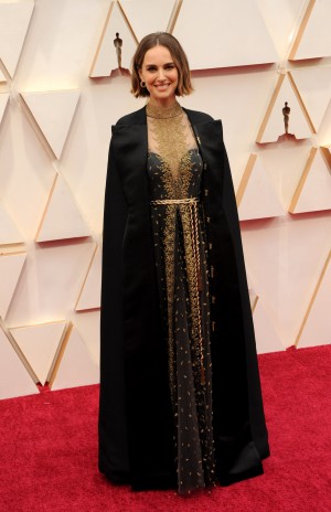 ナタリー・ポートマン、第92回アカデミー賞授賞式レッドカーペットにて