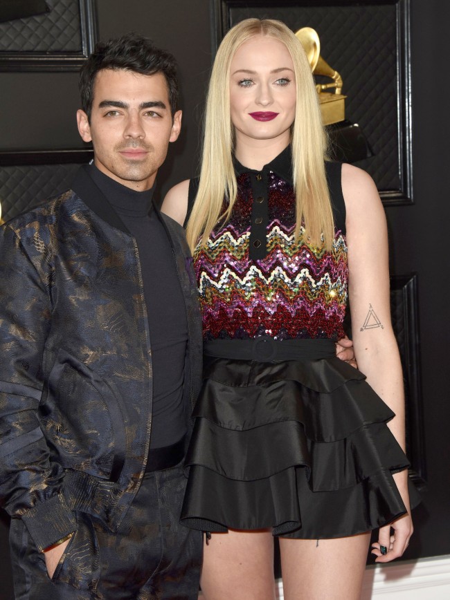 ソフィー・ターナー、ジョー・ジョナス、Joe Jonas、Sophie Turner、62nd Annual Grammy Awards、January 26 2020