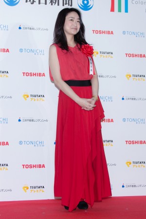 第74回毎日映画コンクールに登場した池脇千鶴