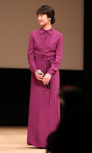 第62回ブルーリボン賞授賞式に登場した門脇麦