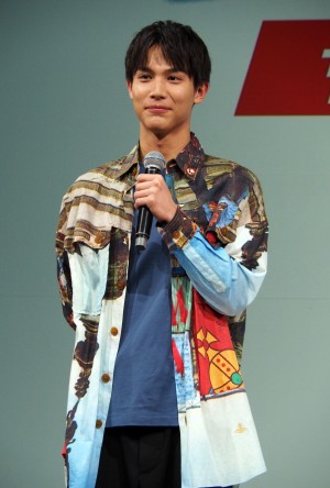 映画『ソニック・ザ・ムービー』公開アフレコイベントに登場した中川大志