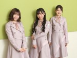 （左から）日向坂46・東村芽依、齊藤京子、佐々木美玲