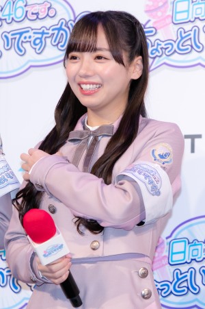 新番組『日向坂46です。ちょっといいですか？』記者発表会に登場した日向坂46・齊藤京子