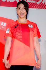 日本代表選手団オフィシャルスポーツウェアPRイベントに登場した土屋太鳳