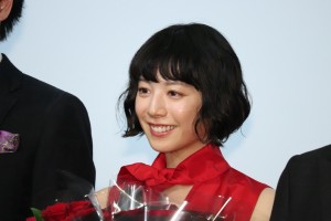『Ｒｅｄ』公開記念舞台あいさつに登壇した夏帆