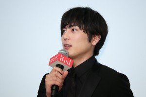 『Ｒｅｄ』公開記念舞台あいさつに登壇した間宮祥太朗