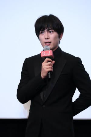 『Ｒｅｄ』公開記念舞台あいさつに登壇した間宮祥太朗
