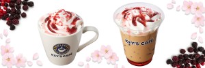 桜 ベリーラテ（HOT／ICED）