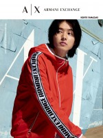 山崎賢人がモデルに起用された「アルマーニ エクスチェンジ」2020年春夏広告ビジュアル
