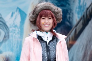 映画『野性の呼び声』公開記念イベントに登場したIMALU