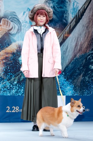 映画『野性の呼び声』公開記念イベントに登場したIMALU