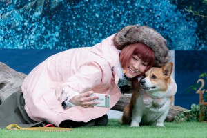 映画『野性の呼び声』公開記念イベントに登場したIMALU