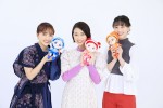 アニメ『魔女見習いをさがして』キャストビジュアル（左から）百田夏菜子、森川葵、松井玲奈