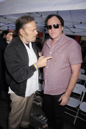 （左から）フランコ・ネロ、クエンティン・タランティーノ