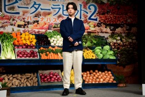 映画『ピーターラビット2／バーナバスの誘惑』日本語吹替版声優発表イベントに登場した千葉雄大