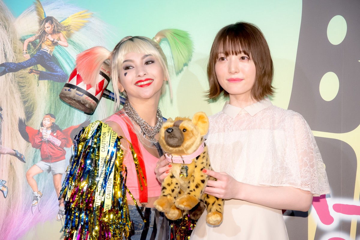 ゆきぽよ、“ハーレイ・クイン”コスプレで登場　花澤香菜「めちゃくちゃかわいい」と絶賛