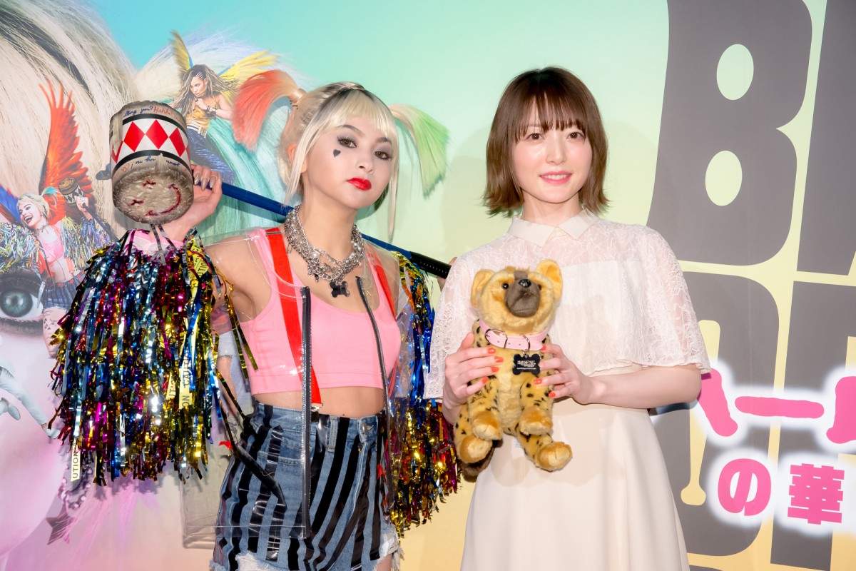 ゆきぽよ、“ハーレイ・クイン”コスプレで登場　花澤香菜「めちゃくちゃかわいい」と絶賛