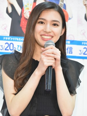 長見玲亜、ドラマ『トリプルミッション！！！ 女優たちの夢、ドラマにしました』完成報告イベントに出席