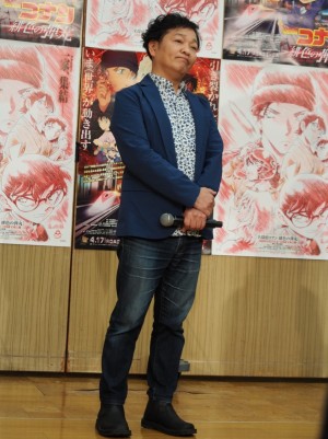 『名探偵コナン 緋色の弾丸』公開アフレコイベントに登場した山口勝平