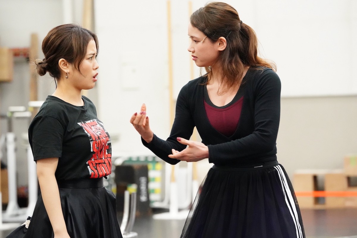 桜井玲香「全力で走り切りたい」 『ウエスト・サイド・ストーリー』稽古公開