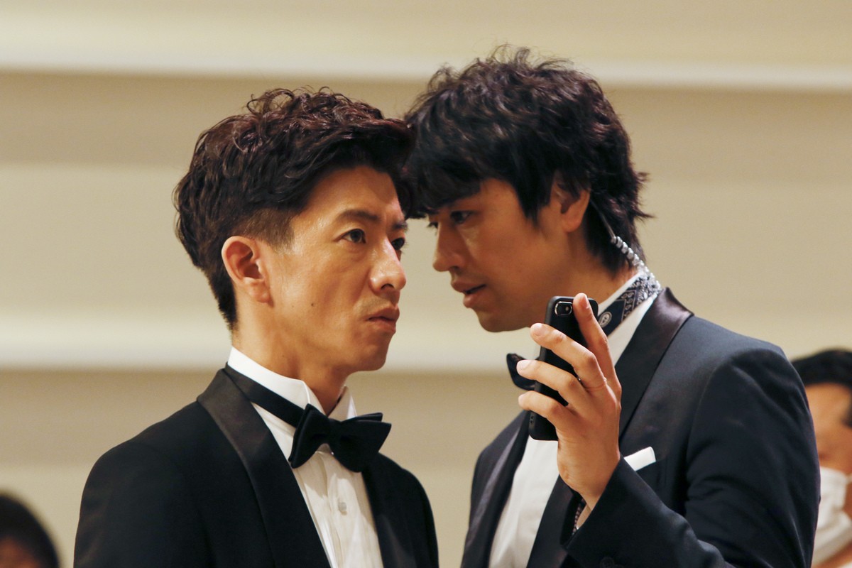 木曜ドラマ『BG～身辺警護人～』場面写真（左から）木村拓哉、斎藤工