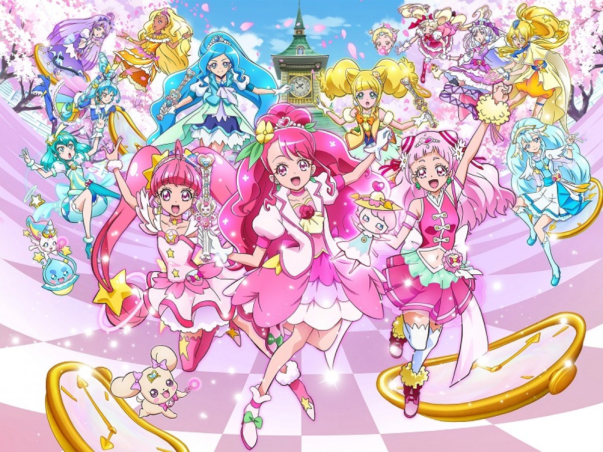 『映画プリキュアミラクルリープ みんなとの不思議な1日』メインビジュアル