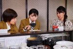 ドラマ『ラーメン大好き小泉さん 二代目！』場面写真（左から）井頭愛海、桜田ひより、浅野ゆう子