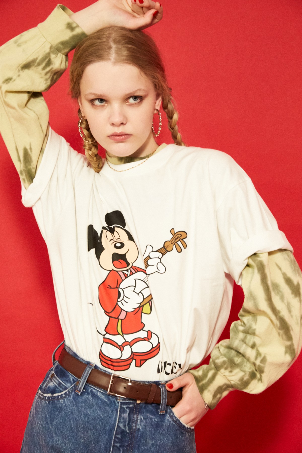 moussy Disney☆新品　ミッキーマウス　リュック/RED