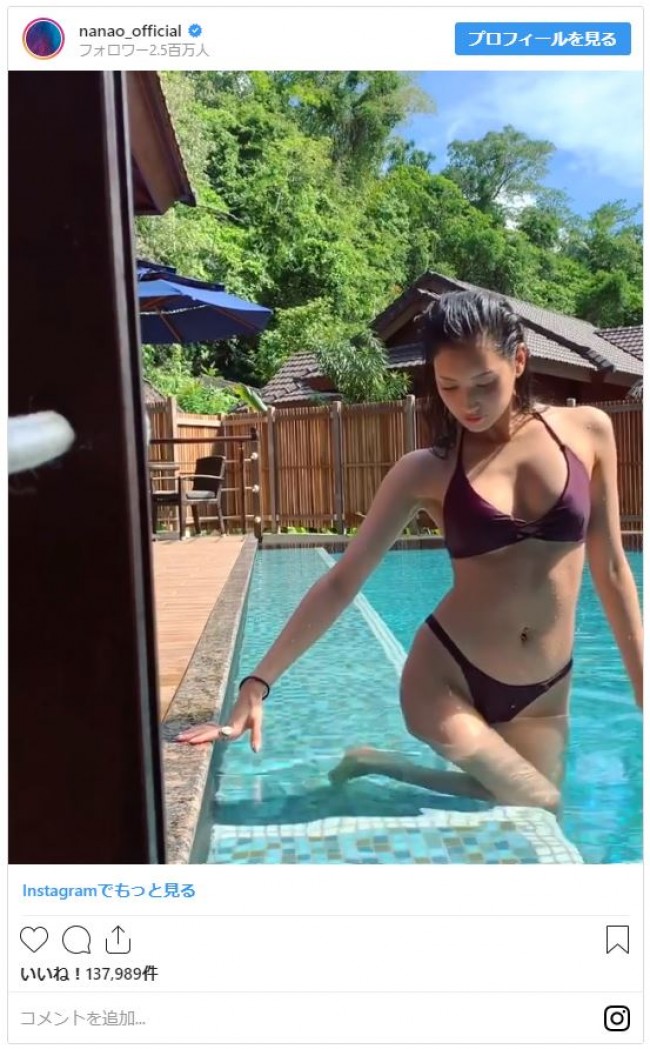 菜々緒 ビキニでプールサイド 完璧なスタイル にファンうっとり 年3月24日 写真 エンタメ ニュース クランクイン 菜々緒 ビキニでプールサイド 完璧なスタイル にファンうっとり 年3月24日 写真 エンタメ ニュース クランクイン