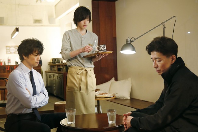 木曜ドラマ『BG~身辺警護人~』場面写真(左から)斎藤工、道枝駿佑、木村拓哉
