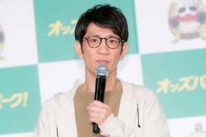 「オッズパーク」新TVCM発表会に登場したアンタッチャブル・柴田英嗣