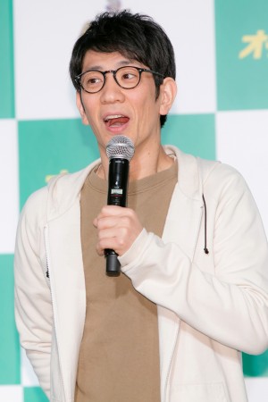 「オッズパーク」新TVCM発表会に登場したアンタッチャブル・柴田英嗣