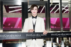 イヴ・サンローラン・ボーテ 表参道 フラッグシップ ブティック テープカットセレモニーに登場したMatt