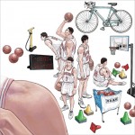 『スラムダンク』イラスト集『PLUS ／ SLAM DUNK ILLUSTRATIONS 2』裏表紙カバービジュアル