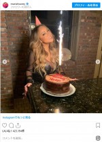 マライア・キャリー、50歳の誕生日をお祝い　※「マライア・キャリー」インスタグラム