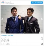 「贅沢すぎ」の声が挙がった織田裕二＆反町隆史の2ショット！ ※ドラマ『SUITS／スーツ2』インスタグラム