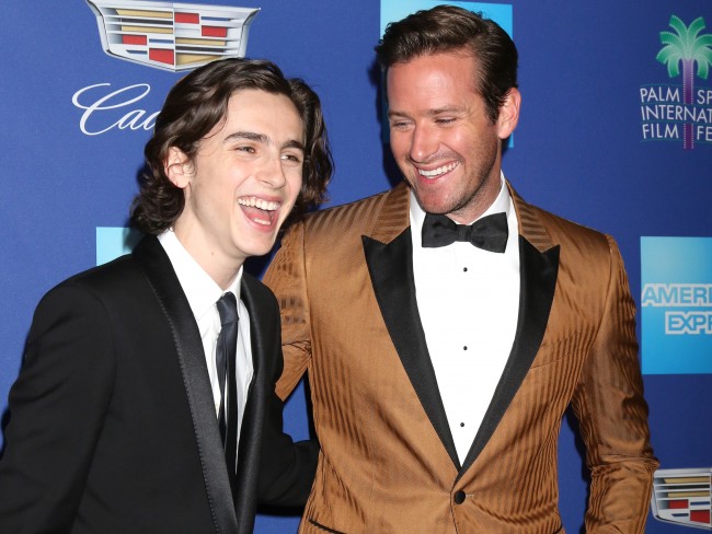 アーミー・ハマー、Armie Hammer、ティモシー・シャラメ、Timothee Chalamet、January 2、2018