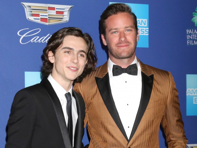 アーミー・ハマー、Armie Hammer、ティモシー・シャラメ、Timothee Chalamet、January 2、2018