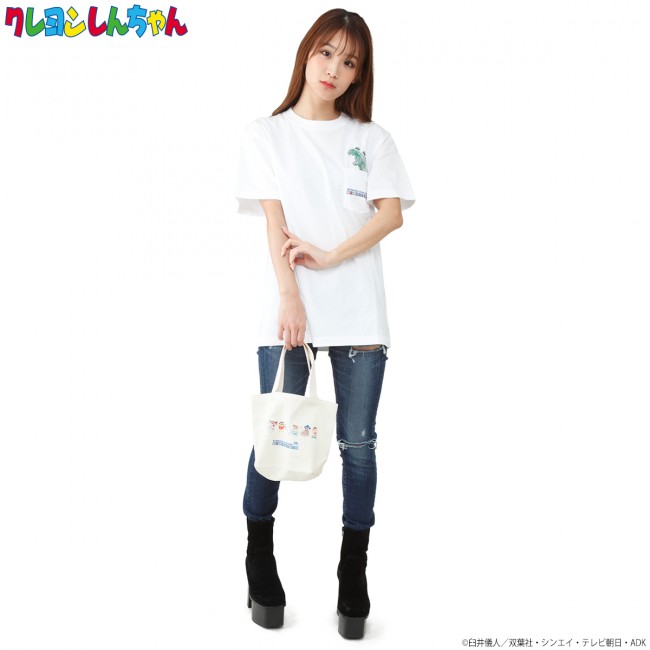 クレヨンしんちゃん のアパレルグッズ登場 描き下ろしイラストのtシャツなど 年4月25日 写真 アイテム クランクイン トレンド