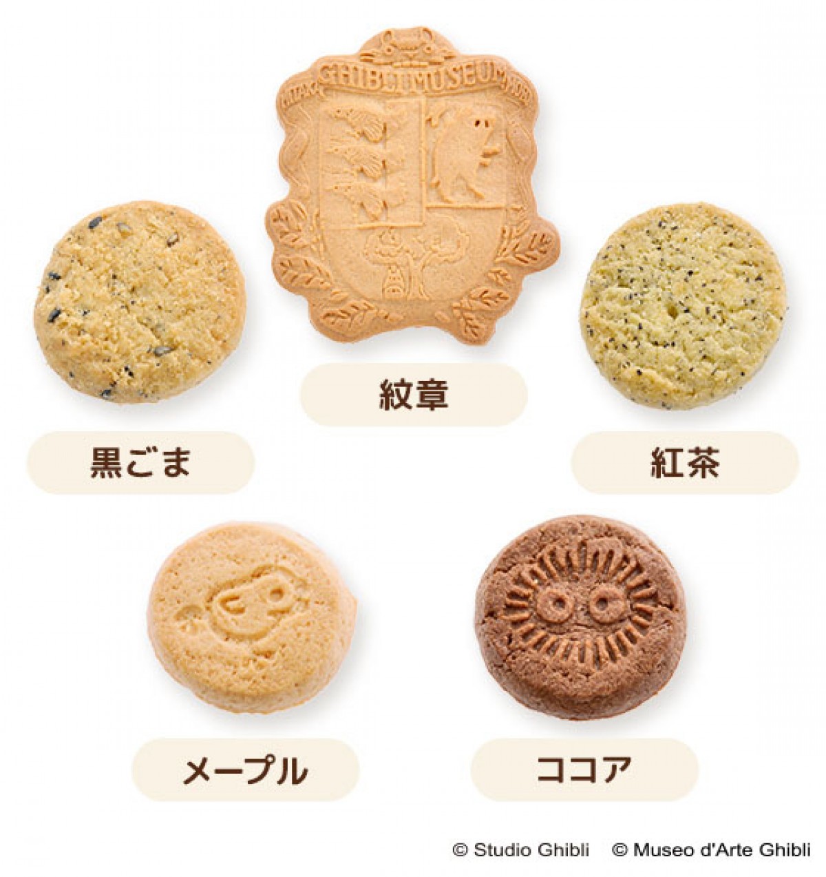 ジブリ美術館紋章クッキー