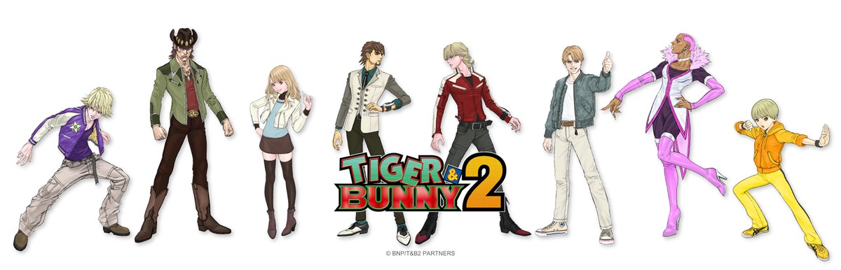 『TIGER ＆ BUNNY2』、6名のメインキャラクター新ビジュアル＆キャスト解禁