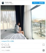 美脚がスラリ　※「馬場ふみか」インスタグラム