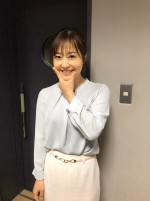 ドラマ『美食探偵 明智五郎』でクルックーの声を担当していることが発表された水卜麻美アナウンサー