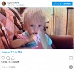 赤ちゃんの頃のテイラー・スウィフト　※「テイラー・スウィフト」インスタグラム