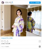 美しい浴衣姿を披露　※「中条あやみ」インスタグラム