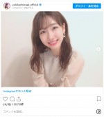 自宅で三脚を立てて自撮り　※「柏木由紀（AKB48）」インスタグラム