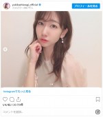 自宅で三脚を立てて自撮り　※「柏木由紀（AKB48）」インスタグラム